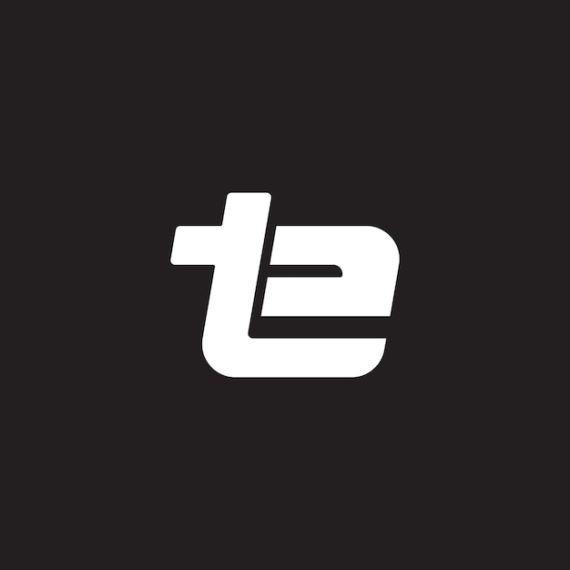 Alfabeto TE, plantilla de vector de diseño de logotipo de letra TE, símbolo gráfico para identidad empresarial corporativa.
