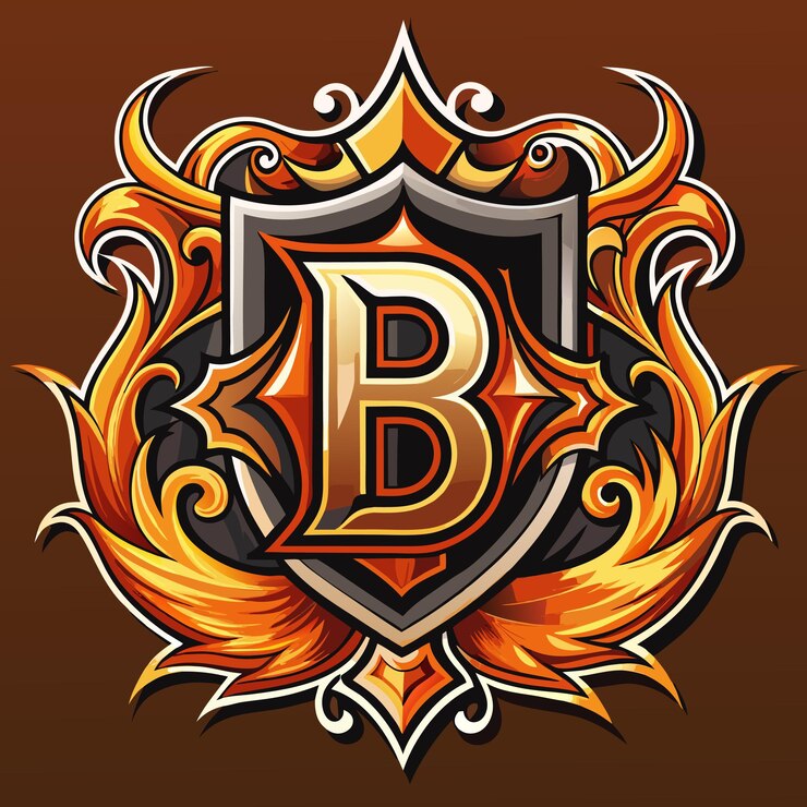 Vector alfabeto a z diseño de logotipo vintage