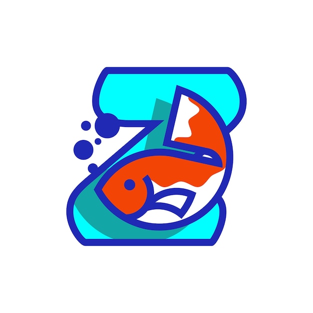 Alfabeto Z Pescado Logo