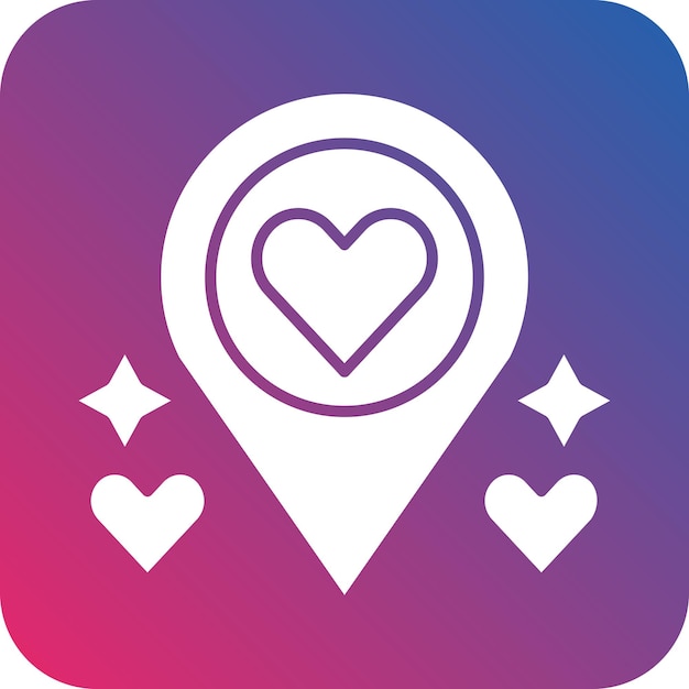 un alfiler con corazones y un corazón en él