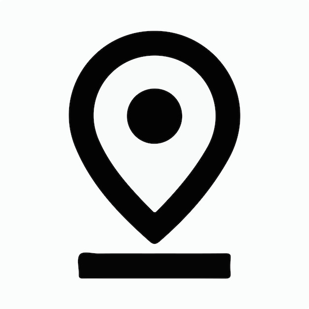 un alfiler con un mapa del alfiler en él