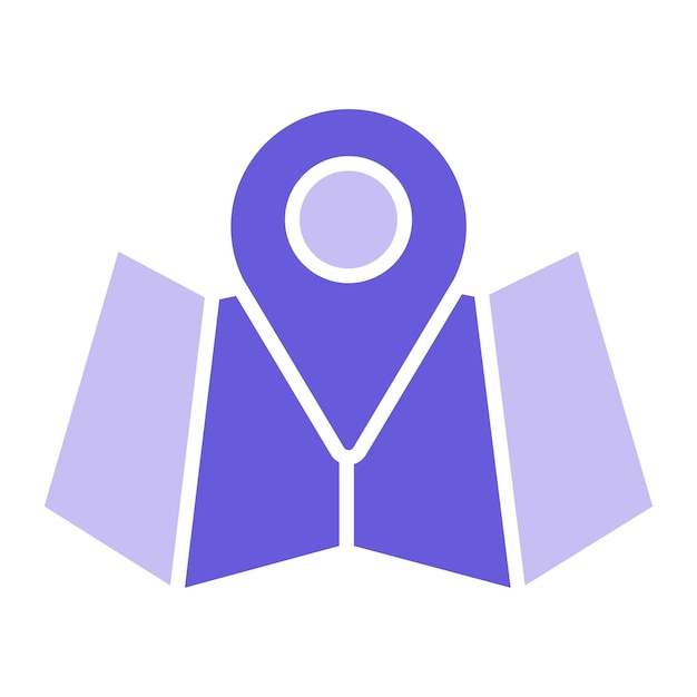 un alfiler en un mapa que dice alfiler en él