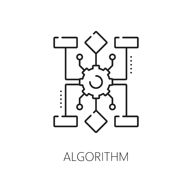 Algoritmo de aprendizaje automático inteligencia artificial
