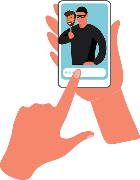 alguien está sosteniendo un teléfono con una foto de un hombre y una mujer en él