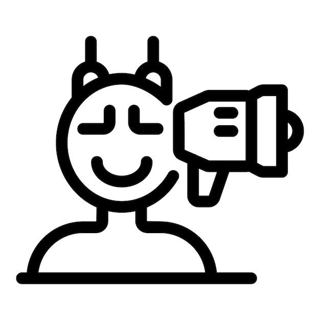 Alien recibiendo noticias positivas de la campaña publicitaria de altavoces