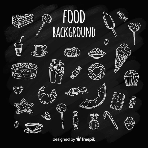 alimentos de fondo