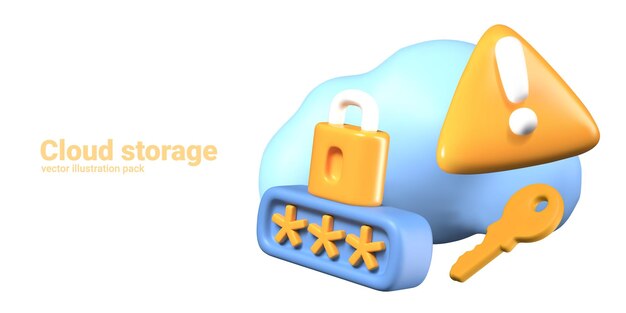 Almacenamiento en la nube seguro El acceso al servidor está bloqueado Servicio de verificación de usuarios