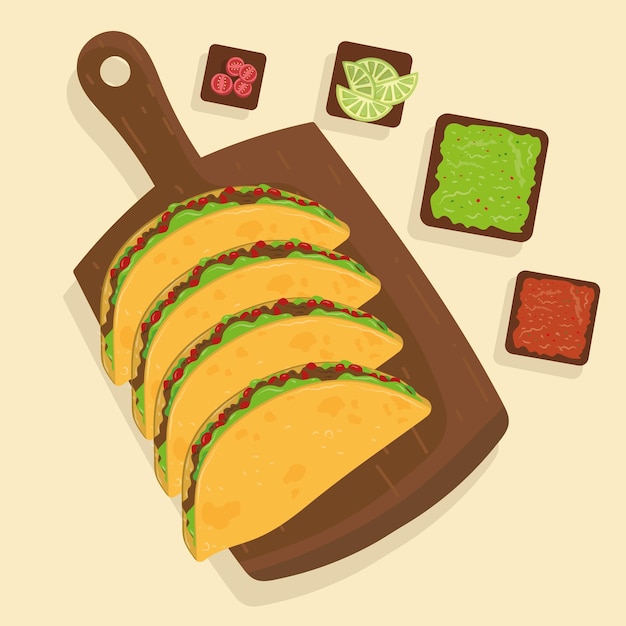Almuerzo con tacos