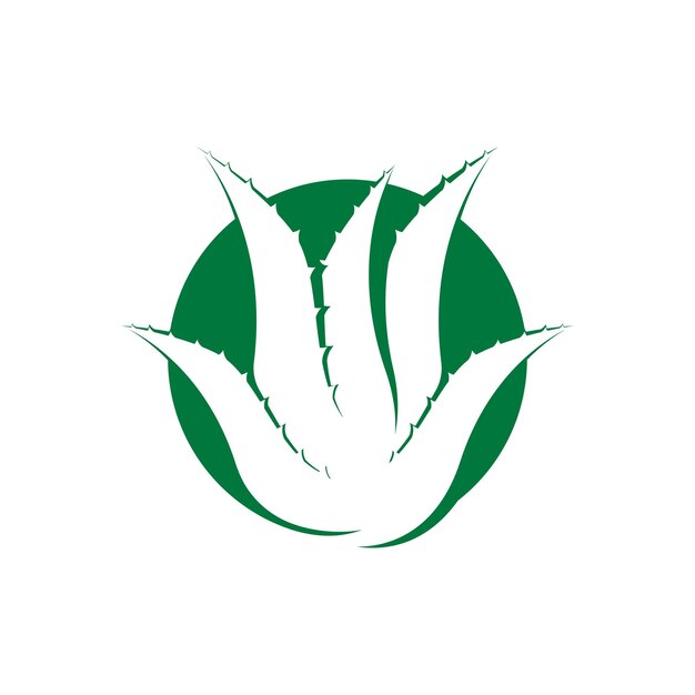 Aloe Vera logo icono diseño símbolo belleza