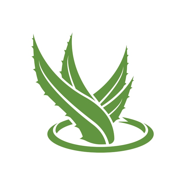 Aloe Vera logo icono diseño símbolo belleza