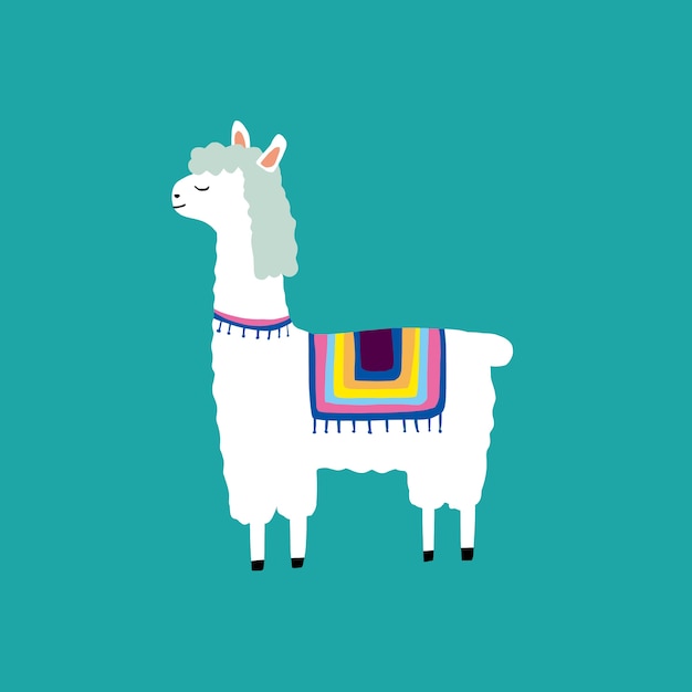 Alpaca, textura infantil creativa.