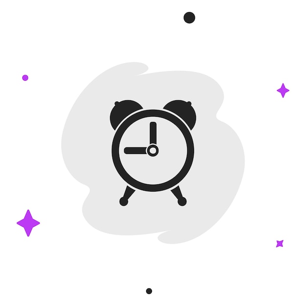 Alta calidad moderna y plana icono de negocio vectorial de alarma en el fondo aislado
