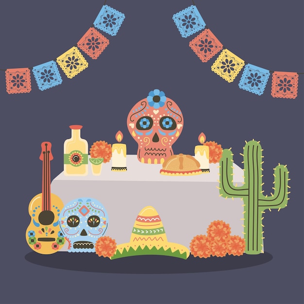 Altar del día de muertos