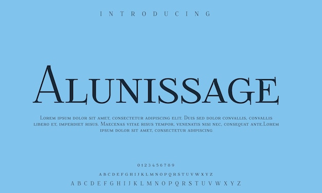 Alunissage fuente serif