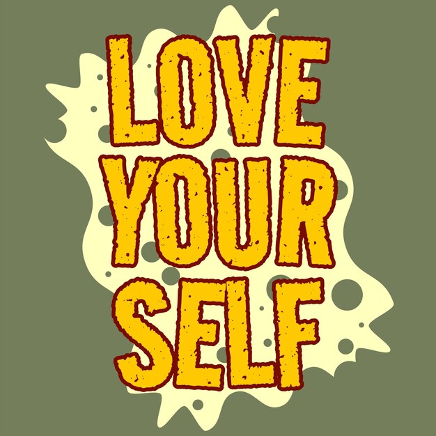 Ama tu propio diseño de camiseta de tipografía