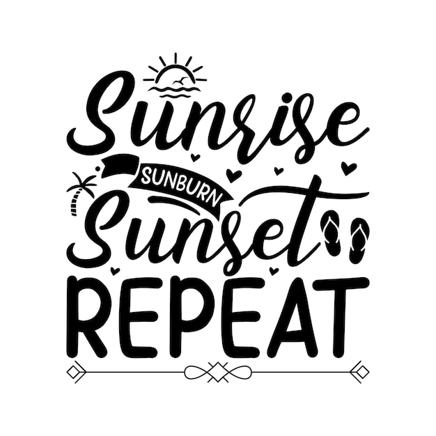 Amanecer quemadura de sol puesta de sol repetir Diseño de letras para pancartas de saludo Alfombrillas para ratón Impresiones Tarjetas y