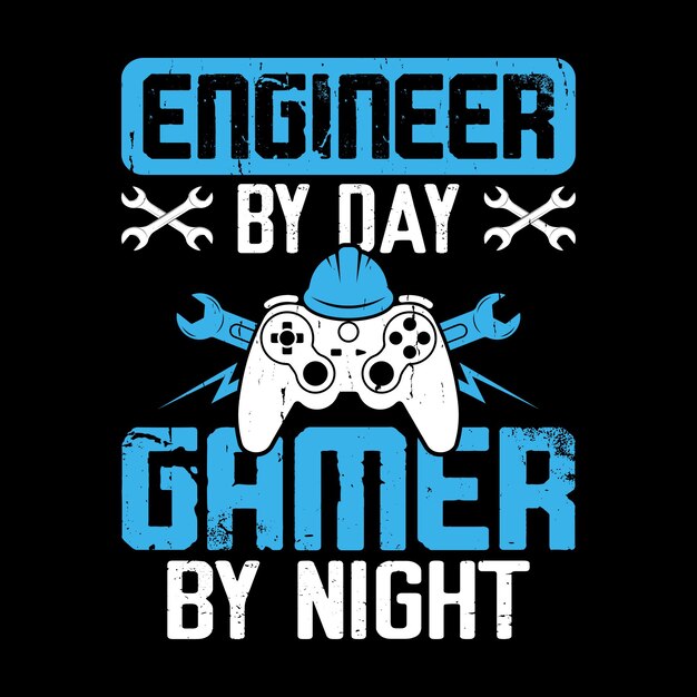 Amante de los juegos ingeniero mecánico gracioso diseño de camiseta mecánica retro vintage