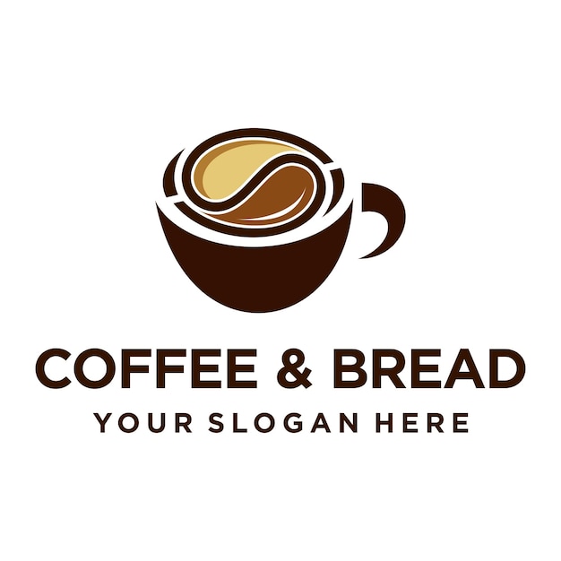 Los amantes del café vectorial diseñan el elemento icono vectorial con una idea de concepto creativo único