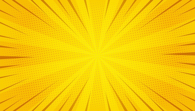 Amarillo con fondo naranja para flash cómico fondo explosión para miniatura