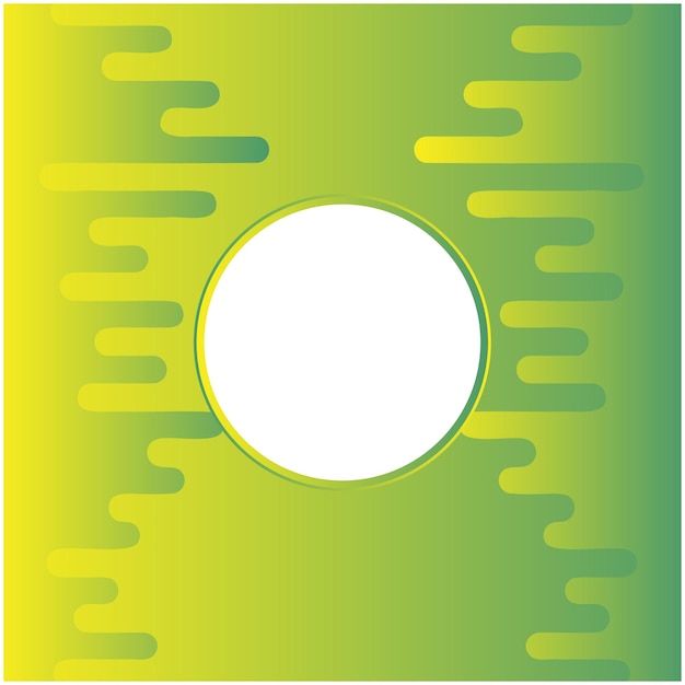 Amarillo y verde Gradiente fondo de onda futurista forma de círculo geométrico fondo abstracto