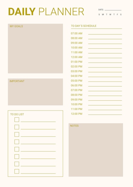 Amazing Daily Planner 2024 Página de planificador digital Planificador de todos los días que se puede imprimir