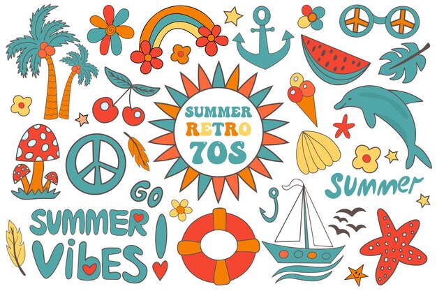 El ambiente retro del verano