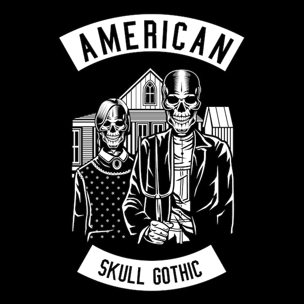 American skull gothic