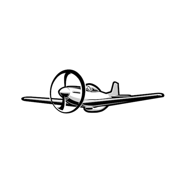 American war bird fighter plane vector ilustración aislada