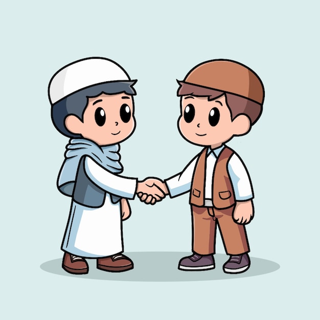 La amistad de los niños musulmanes