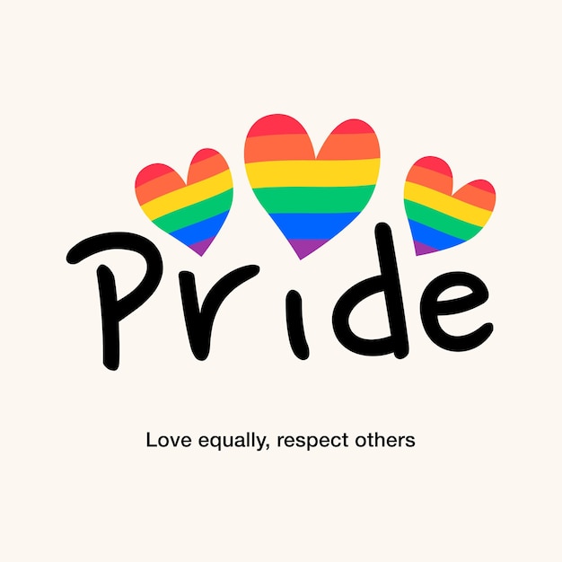 Amor carta orgullo arco iris letras texto escritura patrón libertad amor corazón homo colores bandera desfile