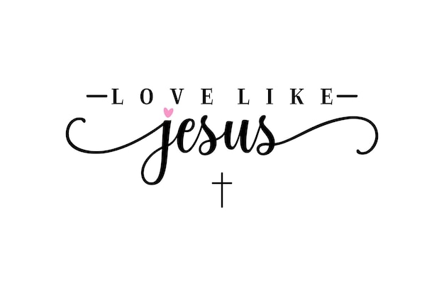 Amor como el archivo vectorial de Jesús