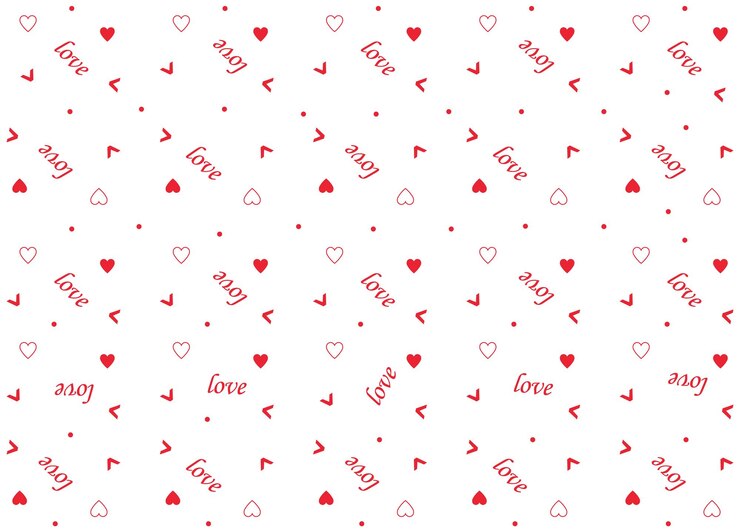Vector amor, corazones, patrón, corazones rojos, fondo, amor, texto, vector, ilustración