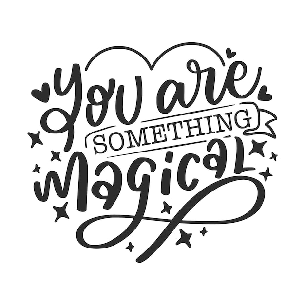 Amor Día de San Valentín Ilustración vectorial aislada sobre fondo blanco Texto dibujado a mano para Valenti
