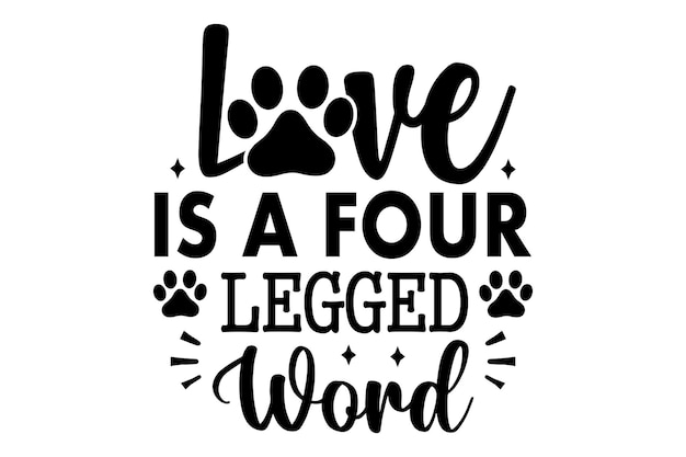 El amor es una palabra de cuatro patas