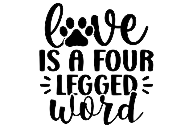 El amor es una palabra de cuatro patas