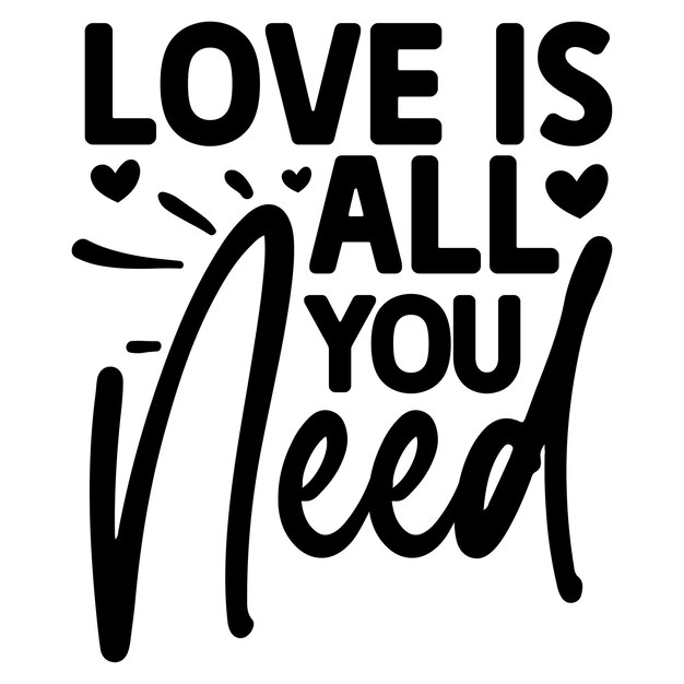 El amor es todo lo que necesitas SVG