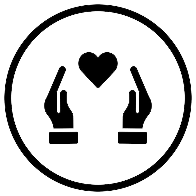 En el amor Ilustración de diseño de íconos vectoriales