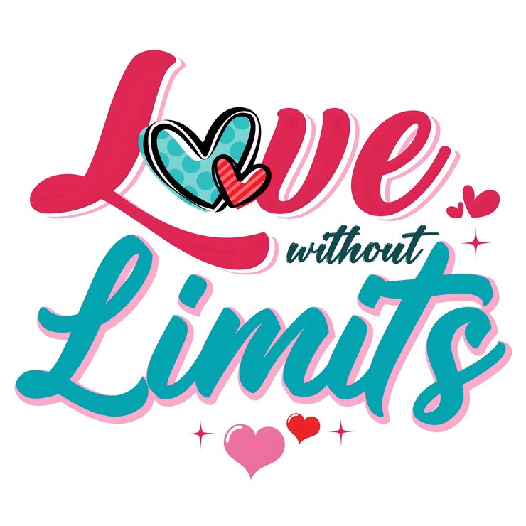 amor sin límites obtendrá un archivo EPS de alta calidad