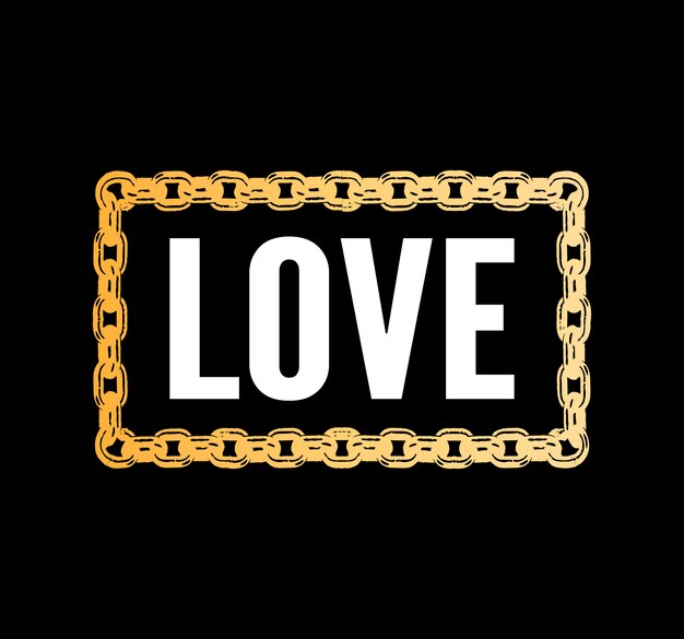 Amor tipografía eslogan dibujo moderno lema de moda