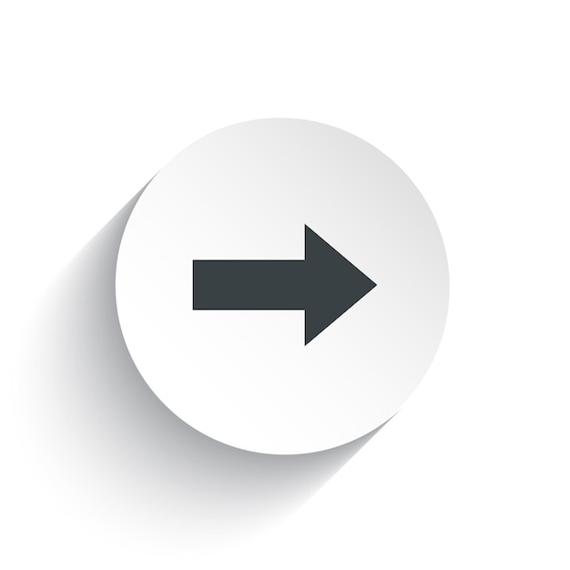 An icon right with the circle background plus the shadow behind of it