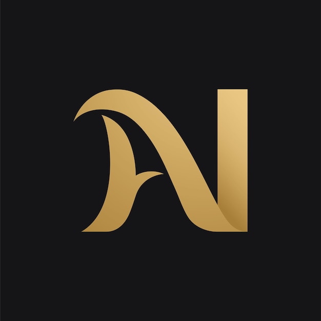 AN NA A N letras abstractas símbolo del logotipo monograma
