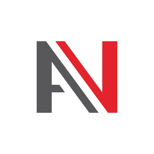 AN NA A N letras abstractas símbolo del logotipo monograma