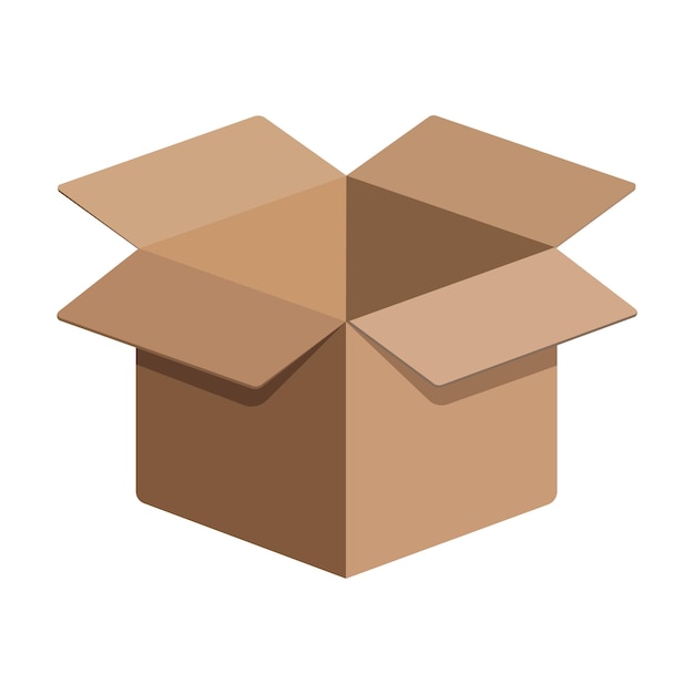 An Open Cardboard Box