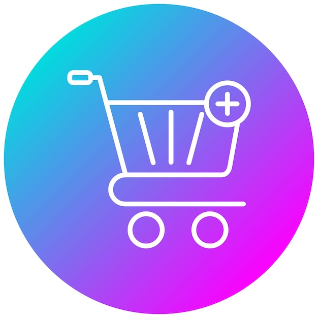 Añadir al carrito el estilo de la ilustración vectorial