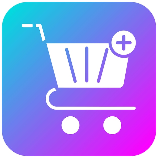 Añadir al icono del vector del carrito Se puede usar para el conjunto de iconos de compras y comercio electrónico