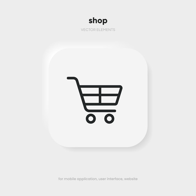 Añadir botón plano agregar icono agregar al carrito icono del carrito de compras signo de compras en línea haga clic aquí comprar empujar