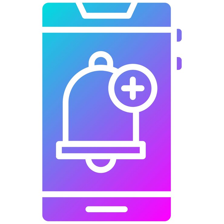 Vector añadir el estilo de la ilustración del vector de alarma