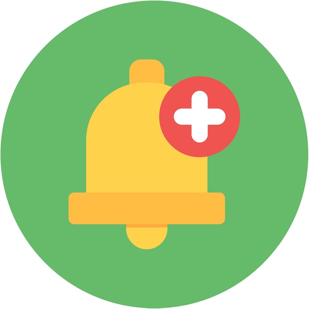 Añadir el estilo de la ilustración del vector de alarma