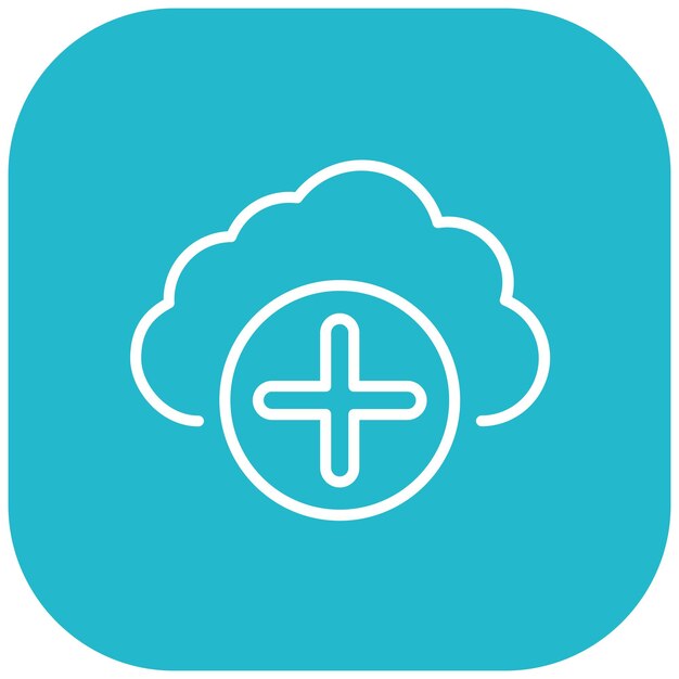Añadir estilo de ilustración vectorial de nubes