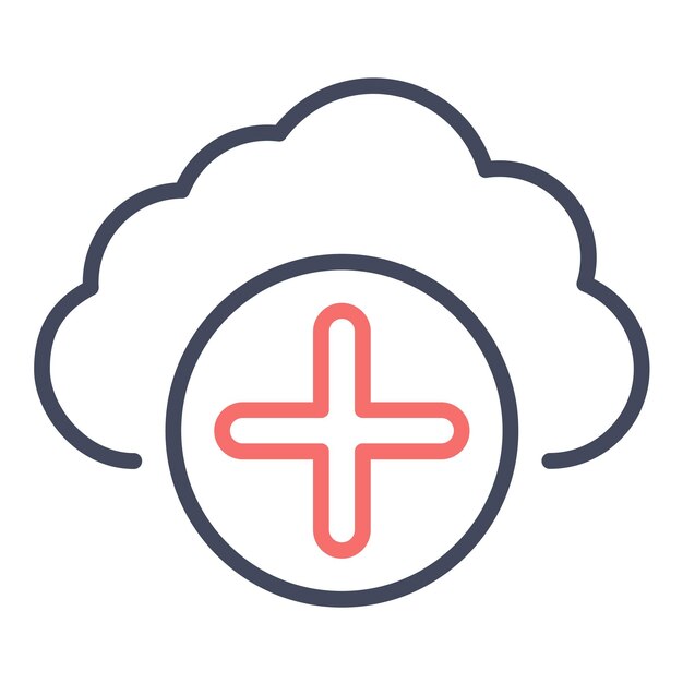 Añadir estilo de ilustración vectorial de nubes